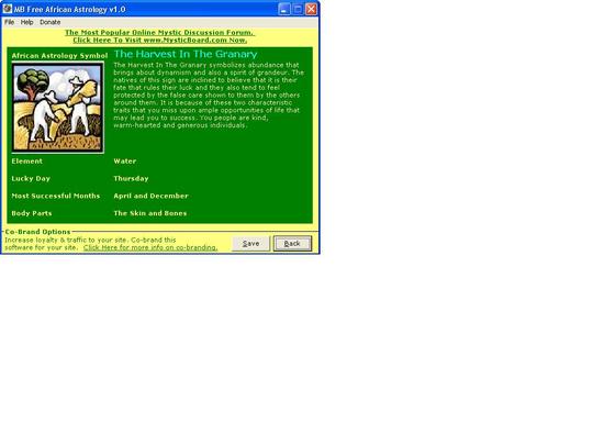 Product picture African Astrology Zodiac Sign